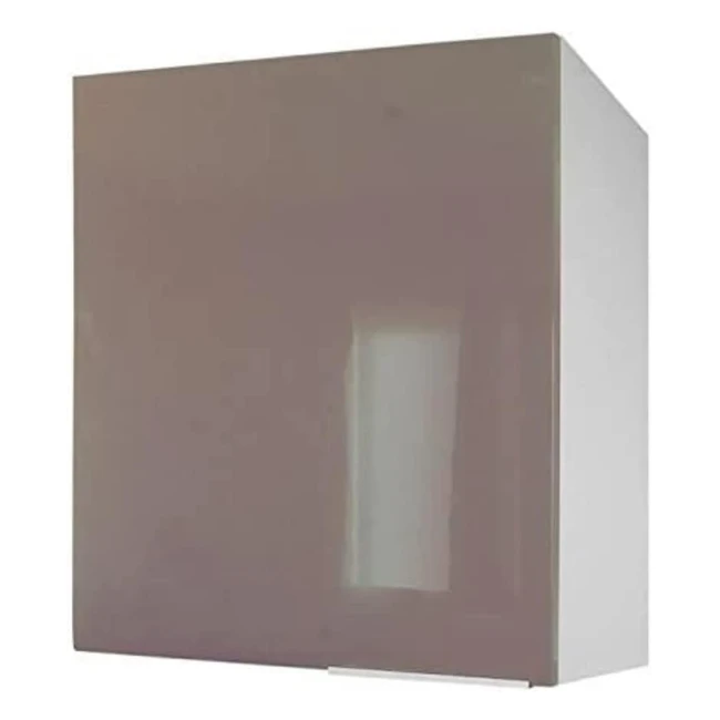 Armario Cocina Berlenus CP6HT Marrón Taupe Brillante 60x70x333cm