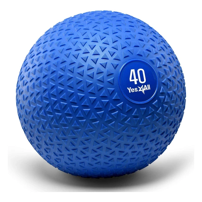 Yes4All Medicine Balls No Bounce Rubber Exercise Ball - Strength Training Ab Exercises MMA Gym Weight