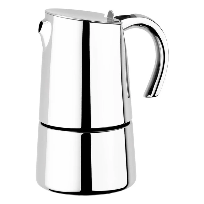 Cafetire Bella 6 tasses en acier inoxydable 1810 - Qualit suprieure
