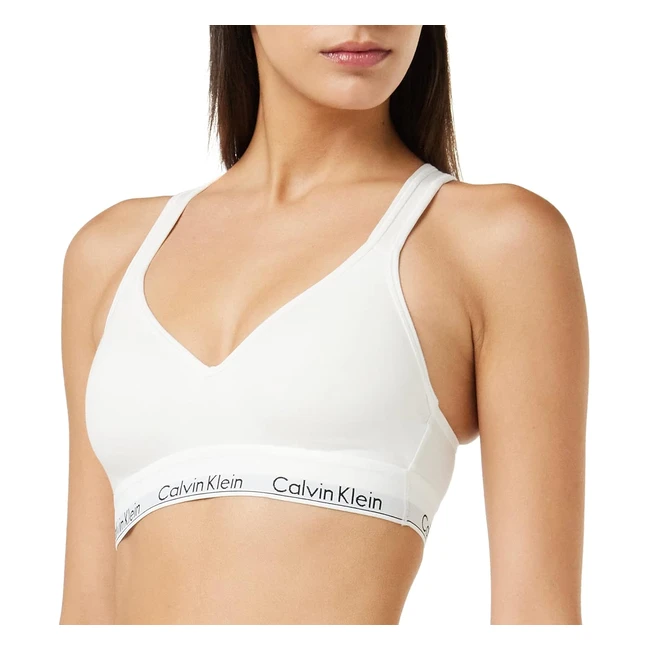 Reggiseno Calvin Klein Bralette Lift Donna - Bianco L 10004