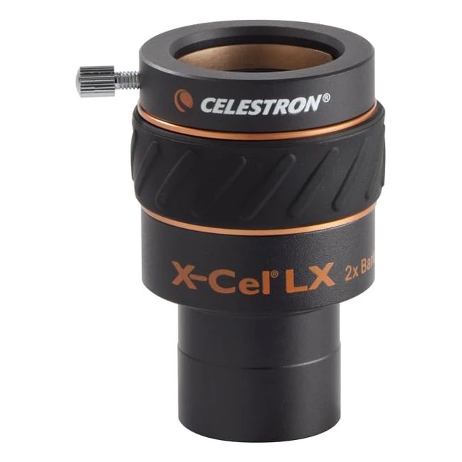 Lentille Barlow Celestron Xcel LX 125 2X Noir - Optique Apochromatique