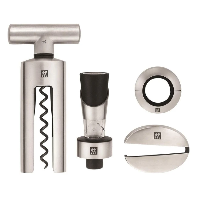 Sacacorchos Zwilling Sommelier Acero Inoxidable 1810 - Ideal para amantes del 