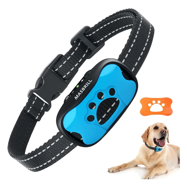 Collar Antiladridos para Perro Recargable con 7 Sensibilidades Ajustables - Disp