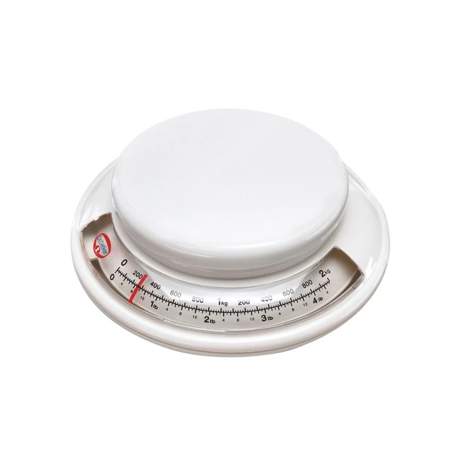 Bilancia da Cucina Dr Oetker Analogica 2kg - Misurazione Precisa - Bianco