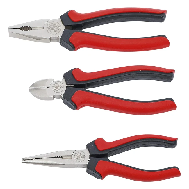 Juego de Alicates BGS DIY 90330 - 3 Piezas - Aislamiento Proteccin Robusto