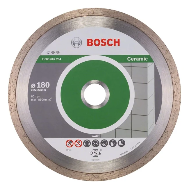 Disco Tronzador Diamante Bosch Professional 180x2223x16mm - Cerámica y Piedra Azulejos