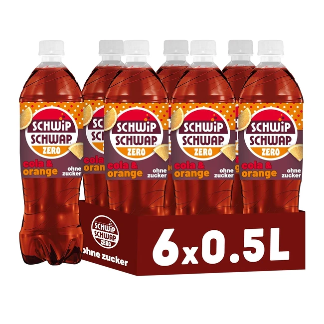 Schwipschwap ohne Zucker 6 x 05 l - Fruchtig erfrischend kalorienarm