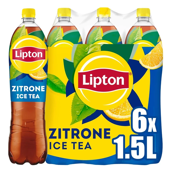 Lipton Ice Tea Zitrone 6 x 15 l Erfrischender Sommerdrink