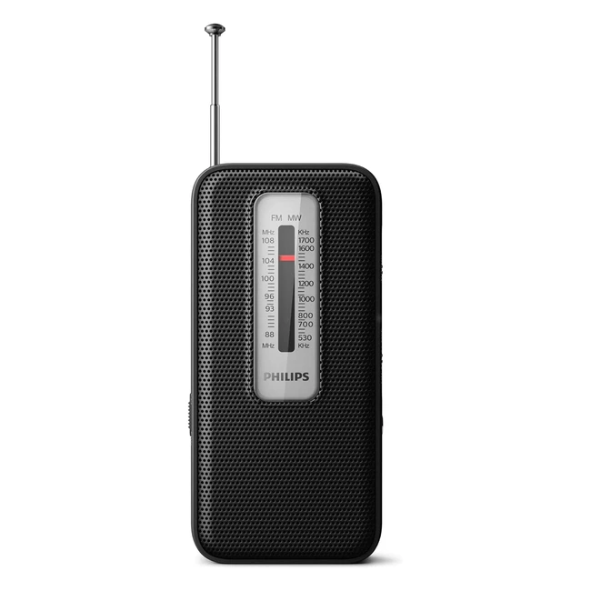 Philips Portable Radio TAR150600 - Classic Design Easy Tuning Headphone Port