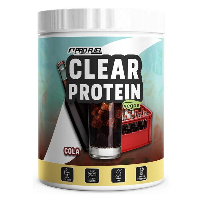 Clear Protein Vegan 360g Cola - Incredibly Delicious Protein Drink - Vegan Whey 