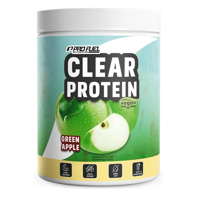 Vegan Clear Protein 360 g Green Apple | Incredibly Delicious & Refreshing | Protein Drink | High-Quality Pea Protein Hydrolysate 56% Protein