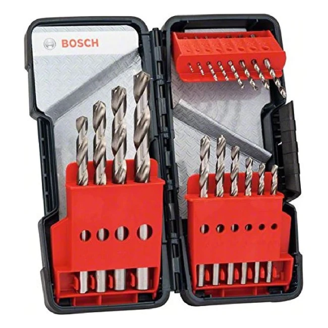 Foret Bosch HSSG DIN 338 Toughbox - Set de 18 Pices