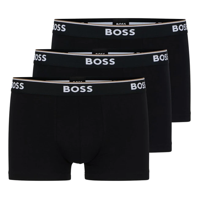 Boxer uomo Boss Trunk 3P Power AI Pantaloncini Black 1M - Consegna Gratis