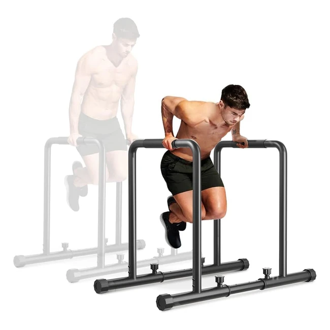 Barre de musculation Dripex dips station hauteur rglable largeur ajustable max 500kg