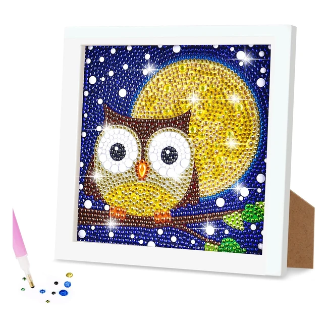 Kit Completo Cuadros Diamantes 5D con Marco de Madera - Auauy