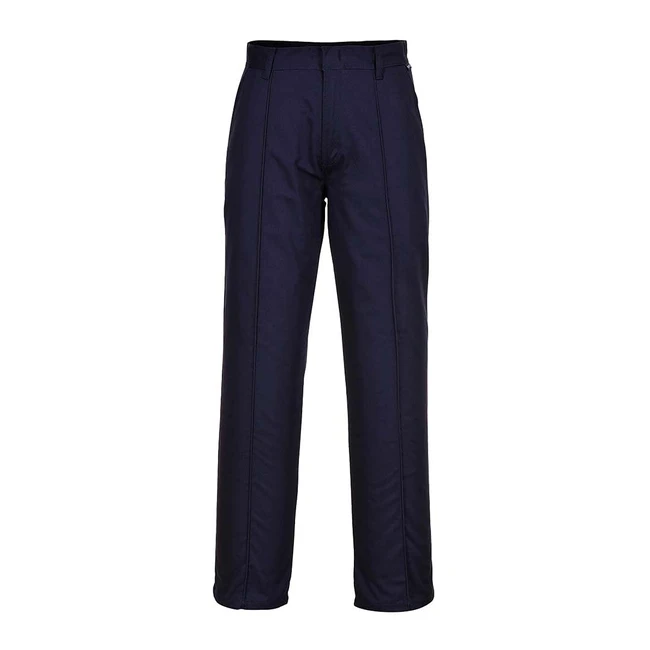 Portwest Preston Trouser Navy Size 42 - Durable Tailored Look 3 Pockets