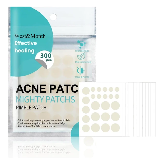 Patch Brufolicerotti 300 Pezzi - Uso Diurno e Notturno - 2 in 1 - Impermeabile e Traspirante