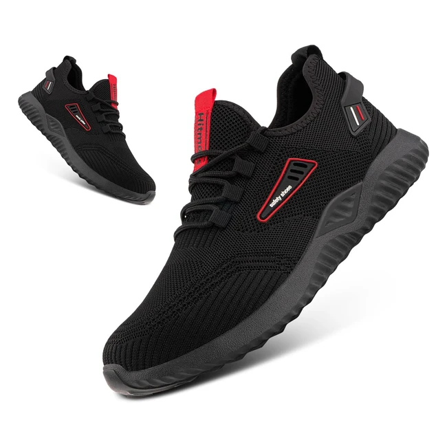 Baskets de sécurité Hitmars homme/femme EU36-48 - Noir - Livraison gratuite
