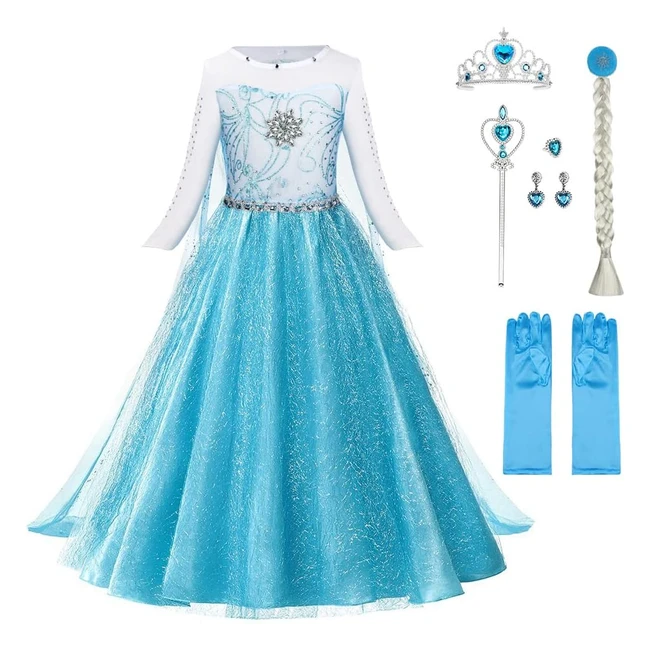 Elsa Costume Set - Principessa Elsa - 100cm - Verde - Cosplay Party