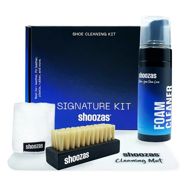 Kit de Limpieza Zapatillas Shoozas No Necesita Agua Secado Rápido No Tóxico