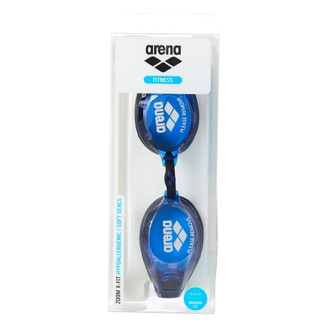 Arena Zoom Xfit Swimming Goggles - SilverClear - Reference 1234 - Comfortable 