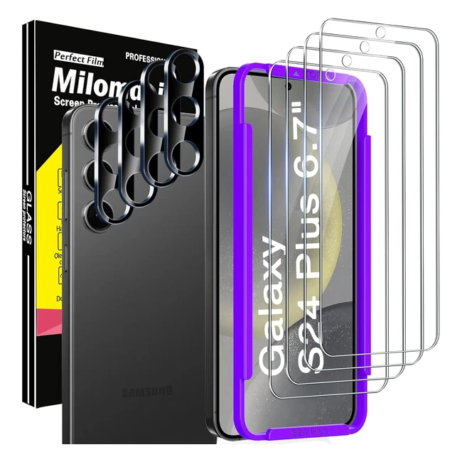 Protection Verre Tremp Samsung Galaxy S24 Plus 5G - 4 Pices