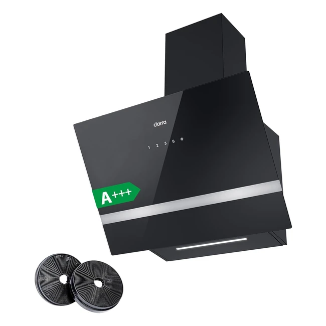 Ciarra CBCB6736H Campana Extractora 60cm Clase A 3 Velocidades LED