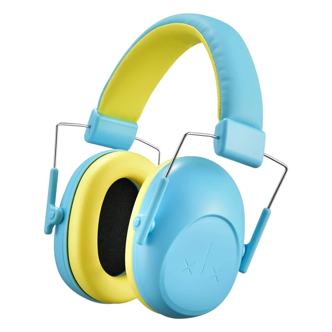 Casque anti bruit enfant pliable rglable confortable SNR 28dB garon fille ge 3-16 ans