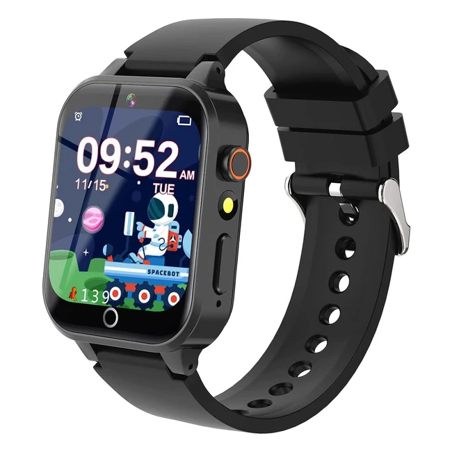 Reloj Inteligente Niño Smartwatch Niños 26 Juegos HD Cámara Alarma Reproductor Música Podómetro Calorías Pantalla Táctil Regalos 412