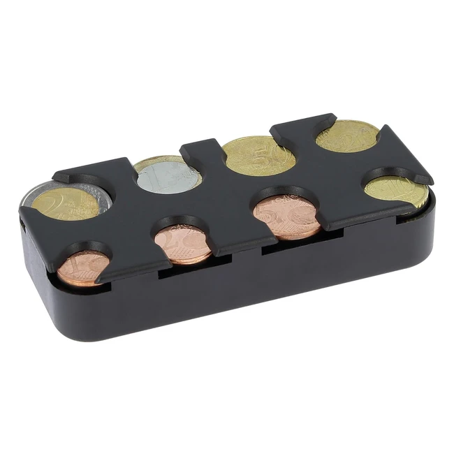 Porta monedas Euro Sumex 8 compartimentos 2€ a 1 cntimo