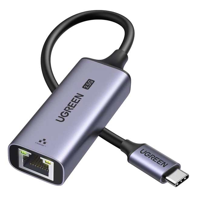 UGREEN USB C 25G LAN Adapter Ethernet RJ45 2500Mbps Netzwerkadapter iPhone iPad 