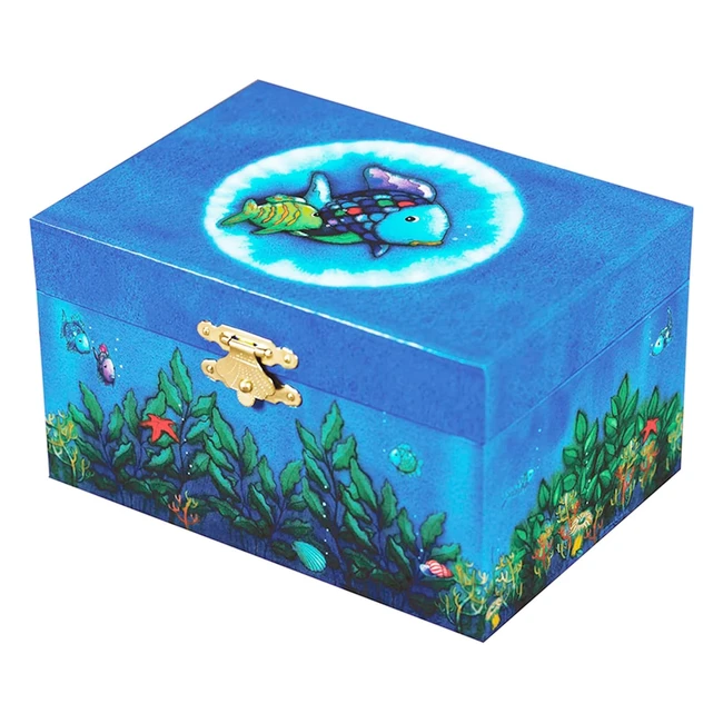 Caja Musical Trousselier Arcoíris - Secretos Musicales y Color Azul