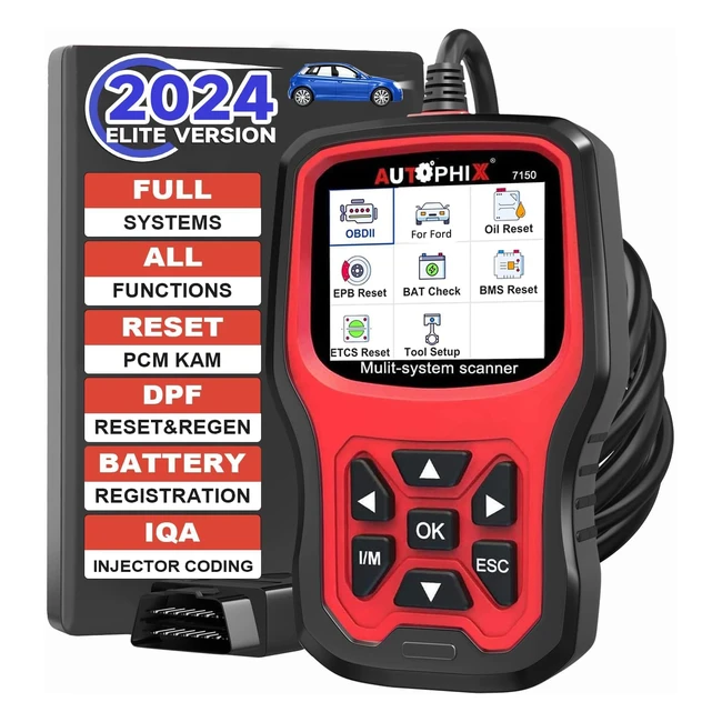 Autophix 7150 Full Systems Diagnostic Scanner Tool for Ford Lincoln Mercury - En