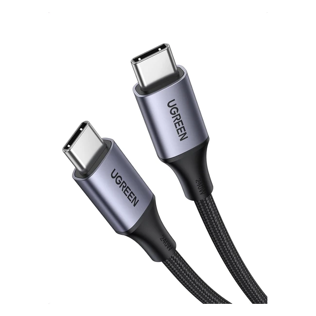 UGREEN 240W USB-C auf USB-C Ladekabel Power Delivery 31 Kabel iPhone 15 Pro Max MacBook Pro M2 MacBook Air M2 Gaming Laptop iPad Pro Galaxy S24 Ultra 2m