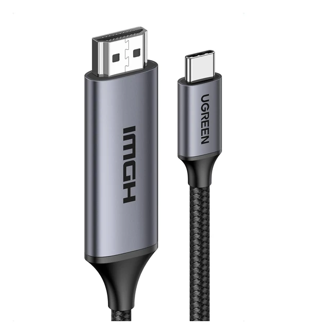UGREEN USB C to HDMI 8K60Hz 4K240Hz Kabel 2m - Thunderbolt 3 Kompatibel