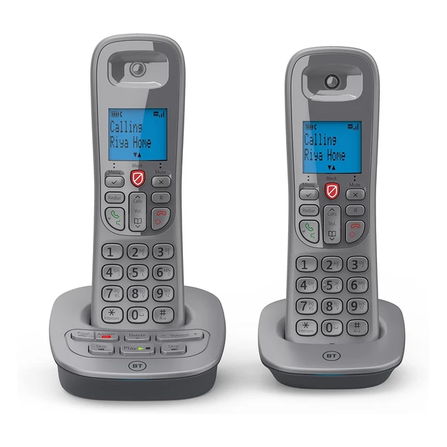 BT 5960 Cordless Landline House Phone - Twin Handset Pack - Nuisance Call Blocke