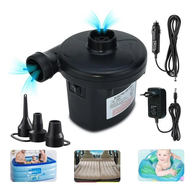 Pompa Elettrica Gonfiabile Portatile 2 in 1 - Techshare