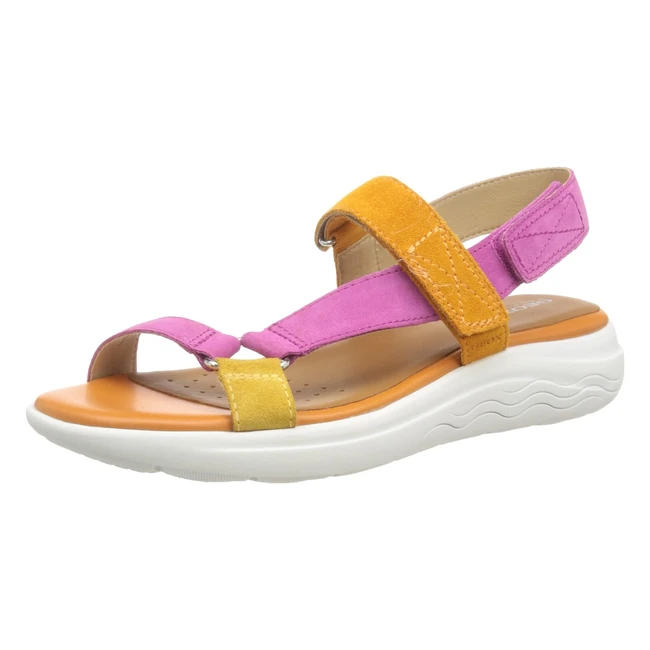 Sandali Donna Geox D Spherica EC5W A - Rosa/Arancione - Taglia 38