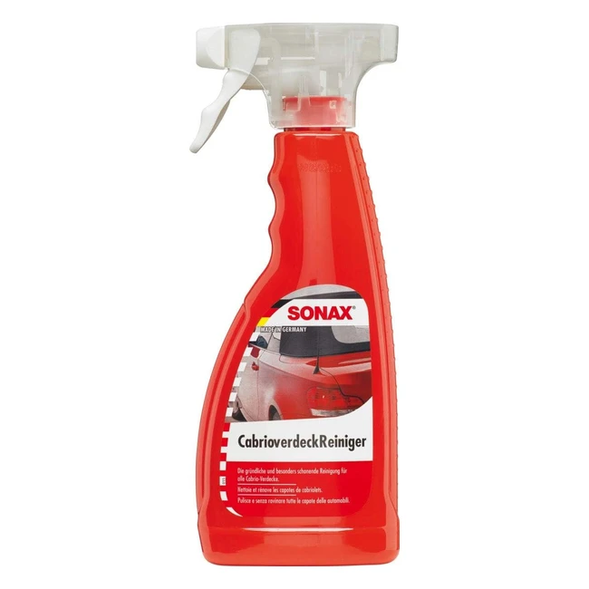 Limpiador de capotas Sonax 500ml 1837579 309200 - Elimina suciedad resistente