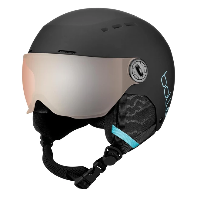Boll Quiz Visor Ski Helmet Medium Unisex Kids - Ventilated Fit System ABS Shell 