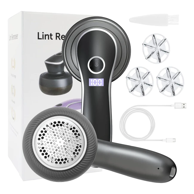 Rasoio Levapelucchi Elettrico USB Ricaricabile - Display LED - Lama Bionica - Mu