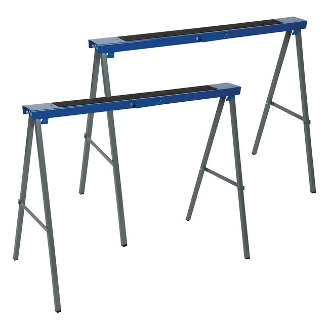 Chevalet de sciage en métal Silverline 783160 - Treteaux métalliques 125kg