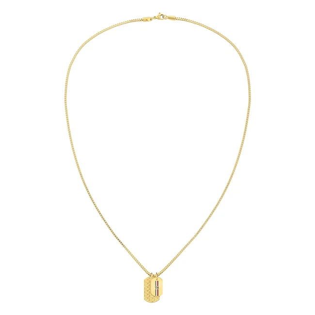 Collar Tommy Hilfiger 32012665 Acero Inoxidable Hombre Casual