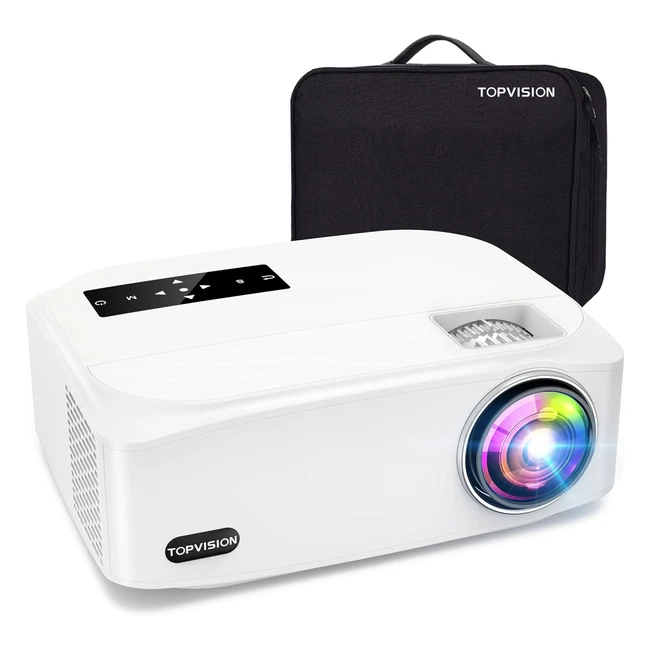 Videoproiettore Topvision 9500 Lumen Full HD 1080P 4K Supporto 350