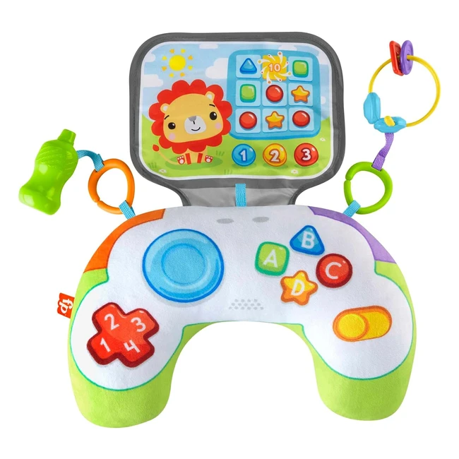 Cuscino Baby Gamer FisherPrice HGB89 - Giocattolo Sensoriale per Bambini 0 Mesi