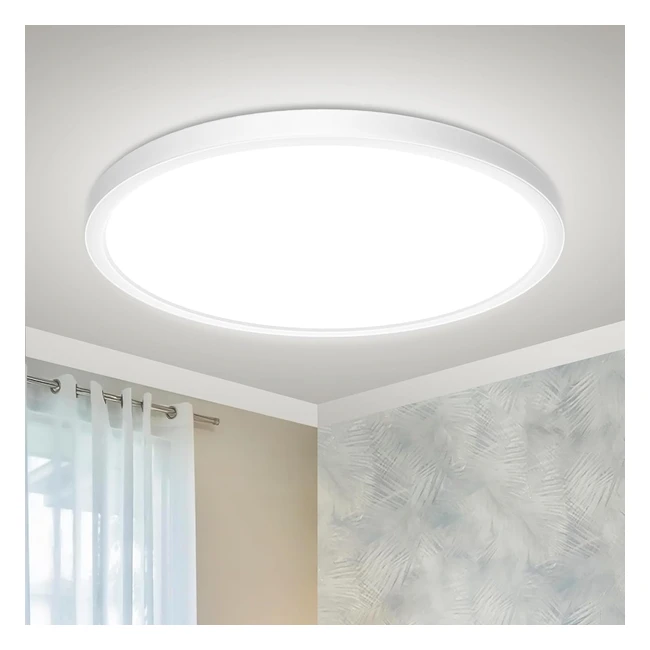 Plafonnier LED 19W 2100lm IP44 étanche - Luminaire salle de bain