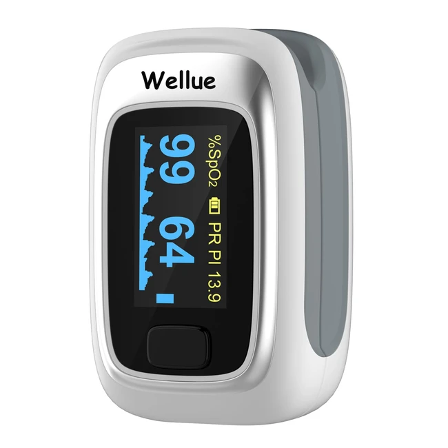 Monitor de saturación de oxígeno Viatom PRPR con pantalla OLED