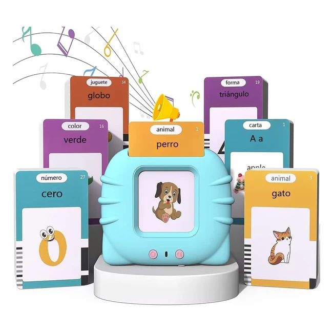 Felly 510 Tarjetas Flash Parlantes Español Juegos Educativos Montessori 255 Hojas Regalo Bebé