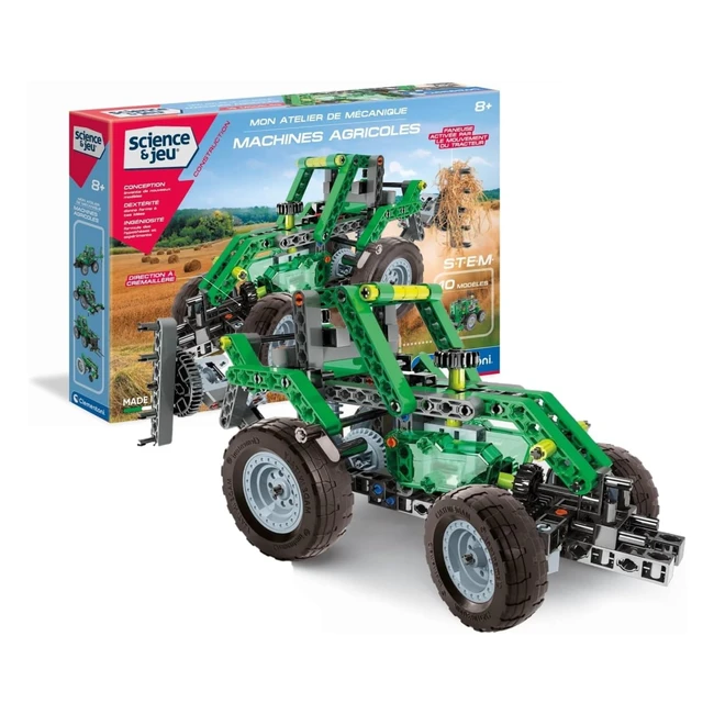 Atelier Mcanique Machines Agricoles Clementoni 52224 - 10 Modles  Assemble