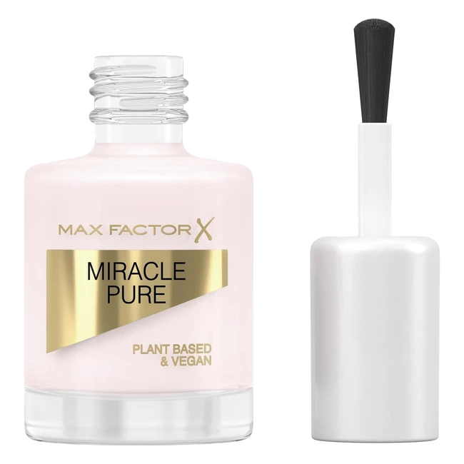 Max Factor Miracle Pure Nail Polish Nude Rose 205 - Vegan  Long Lasting